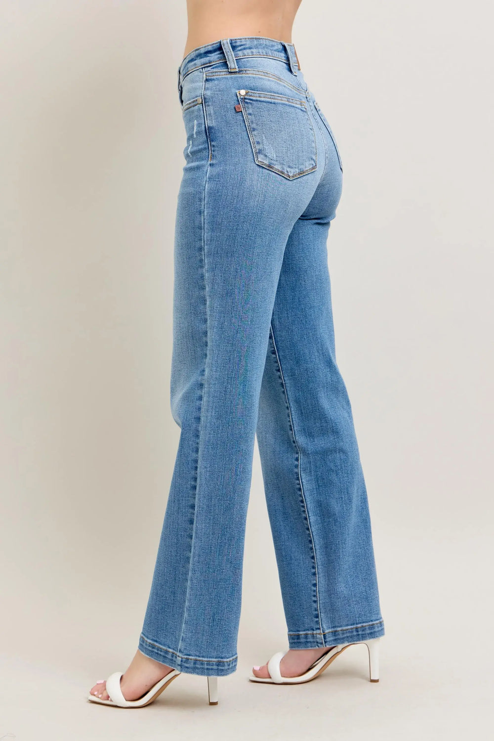 Judy Blue Full Size High Waist Straight Jeans Plus Size