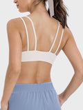 Millennia Scoop Neck Double Strap Active Cami - felvior