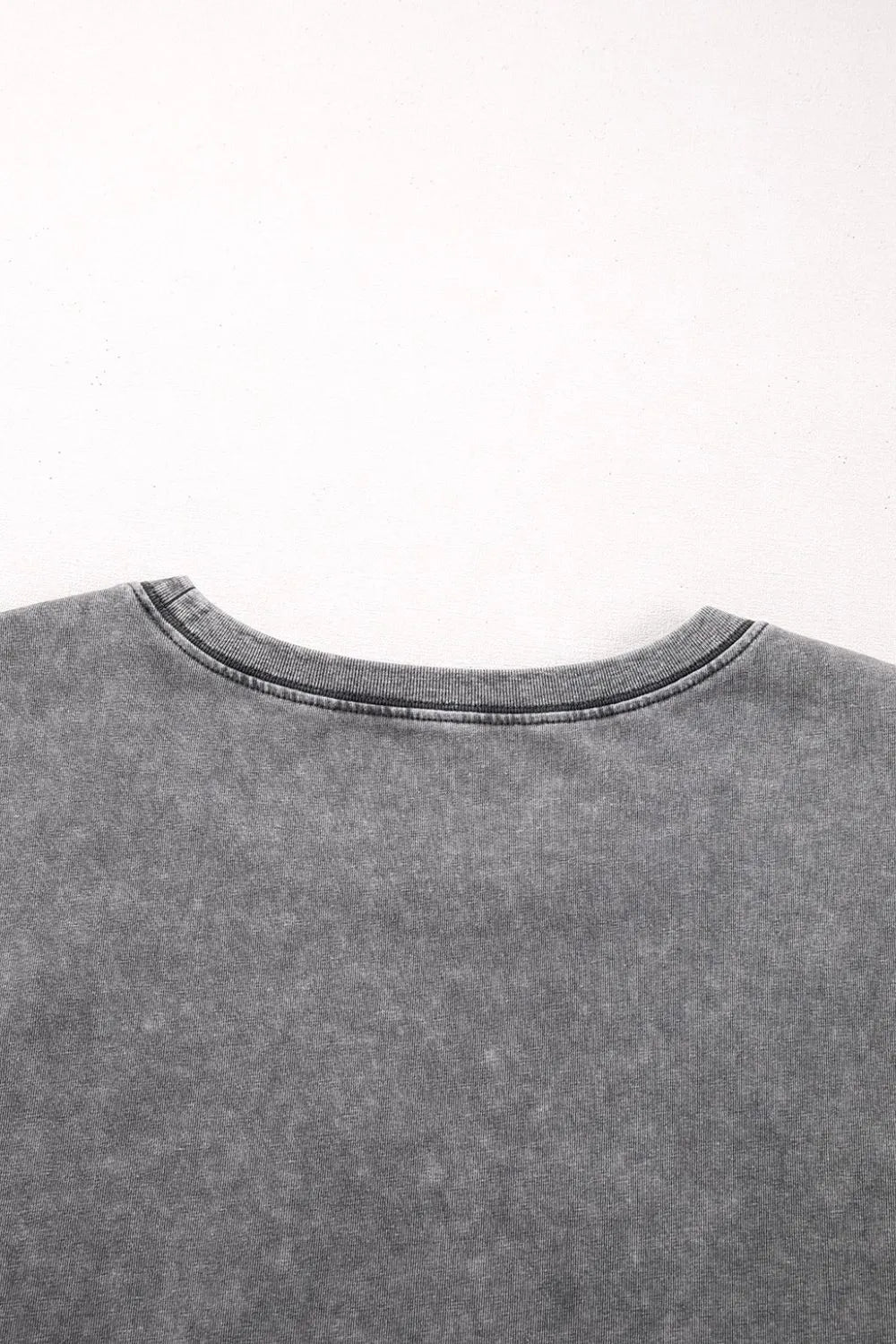 Mineral Wash Half Sleeve Vintage T Shirt