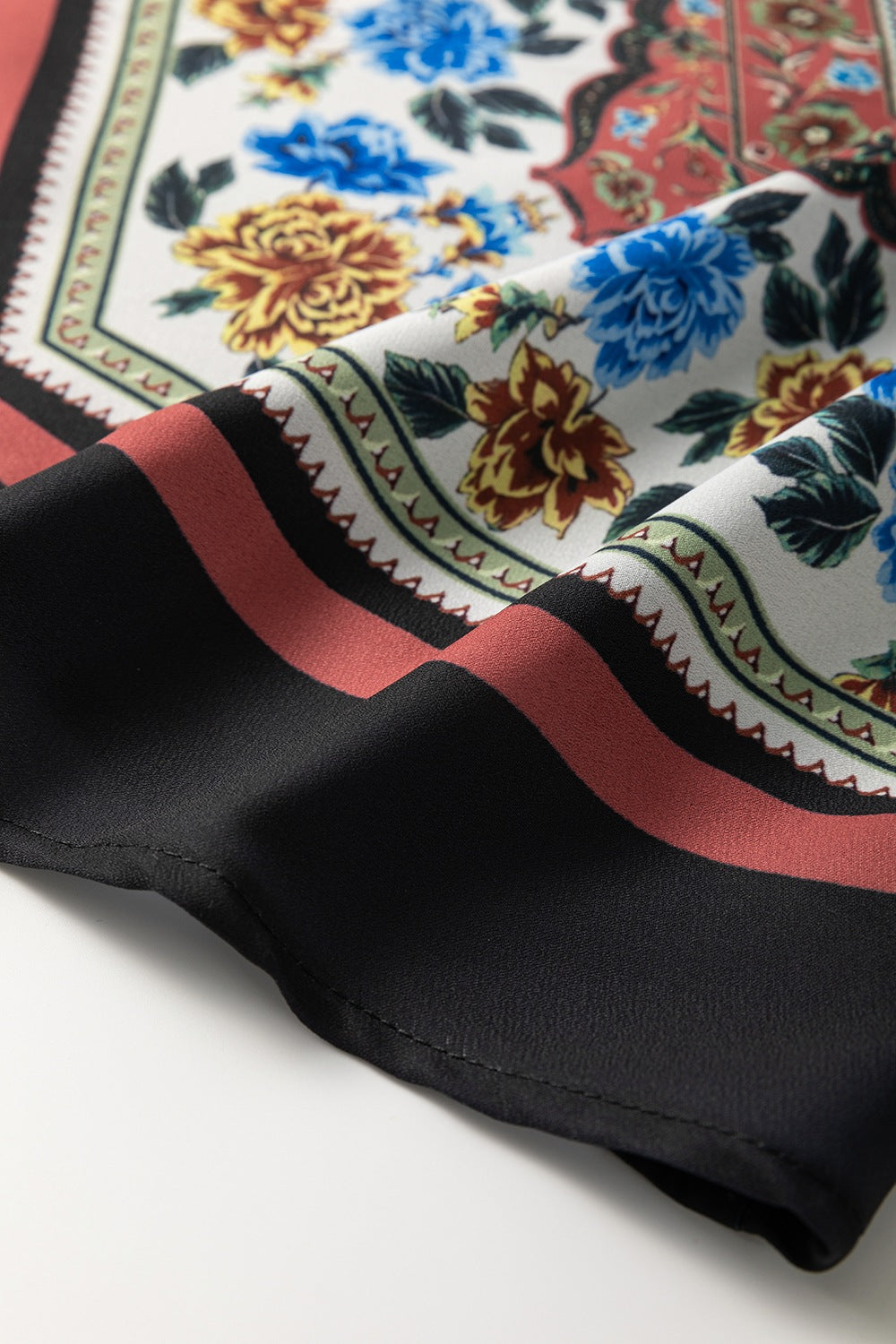 Mixed Floral Chevron Pattern Cami