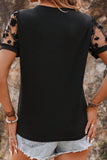 Flora Lace Patchwork Crew Neck Top - felvior