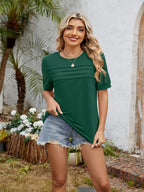 Round Neck Short Sleeve T-Shirt