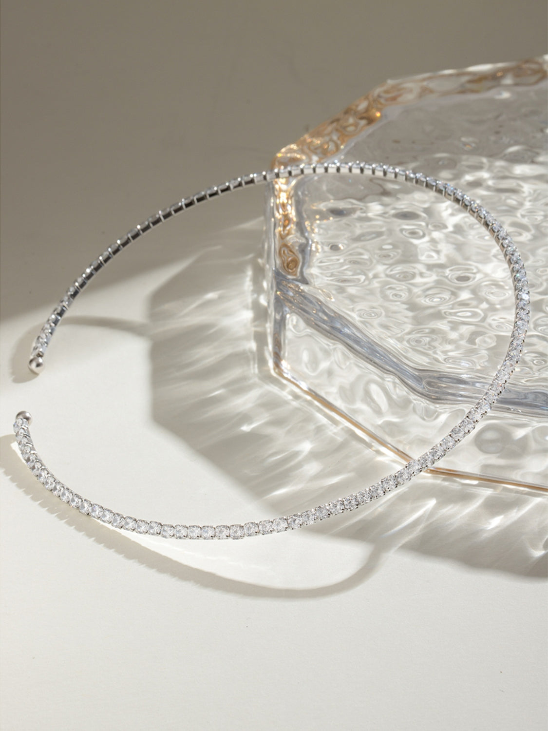 Stainless Steel Inlaid Zircon Necklace - felvior