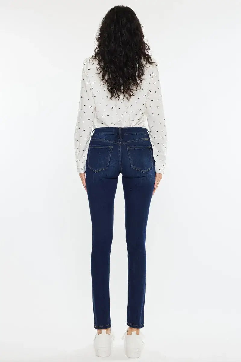 Kancan Mid Rise Super Skinny Jeans