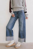 Straight Leg Jeans with Pockets - felvior