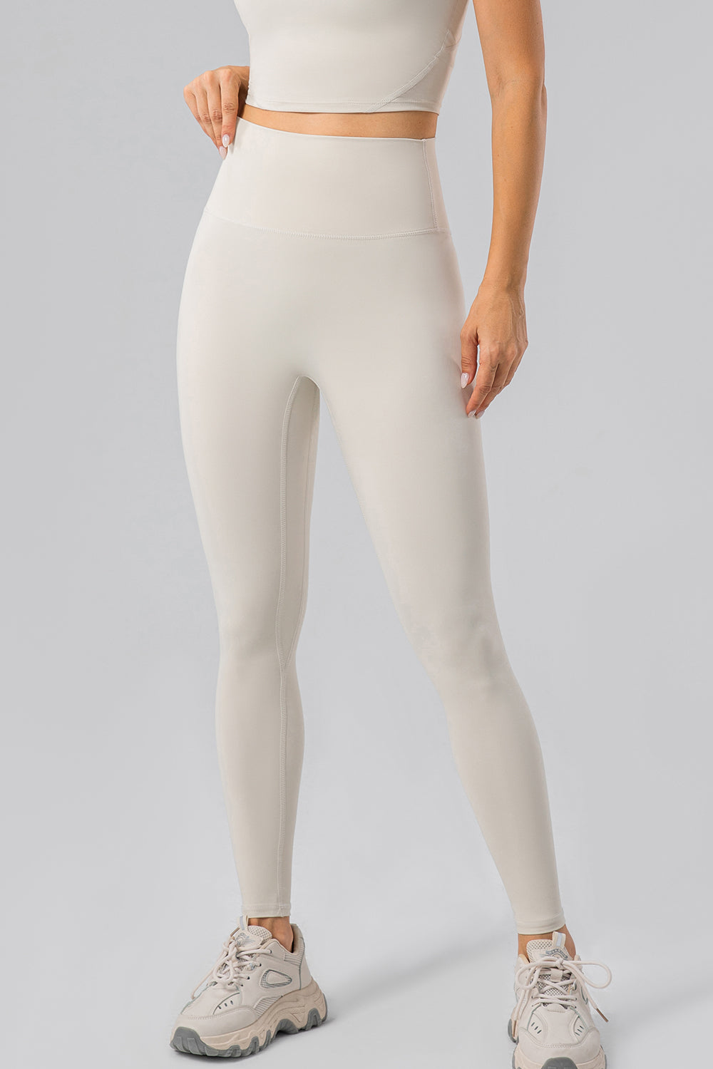 High Waist Wide Waistband Active Leggings - felvior