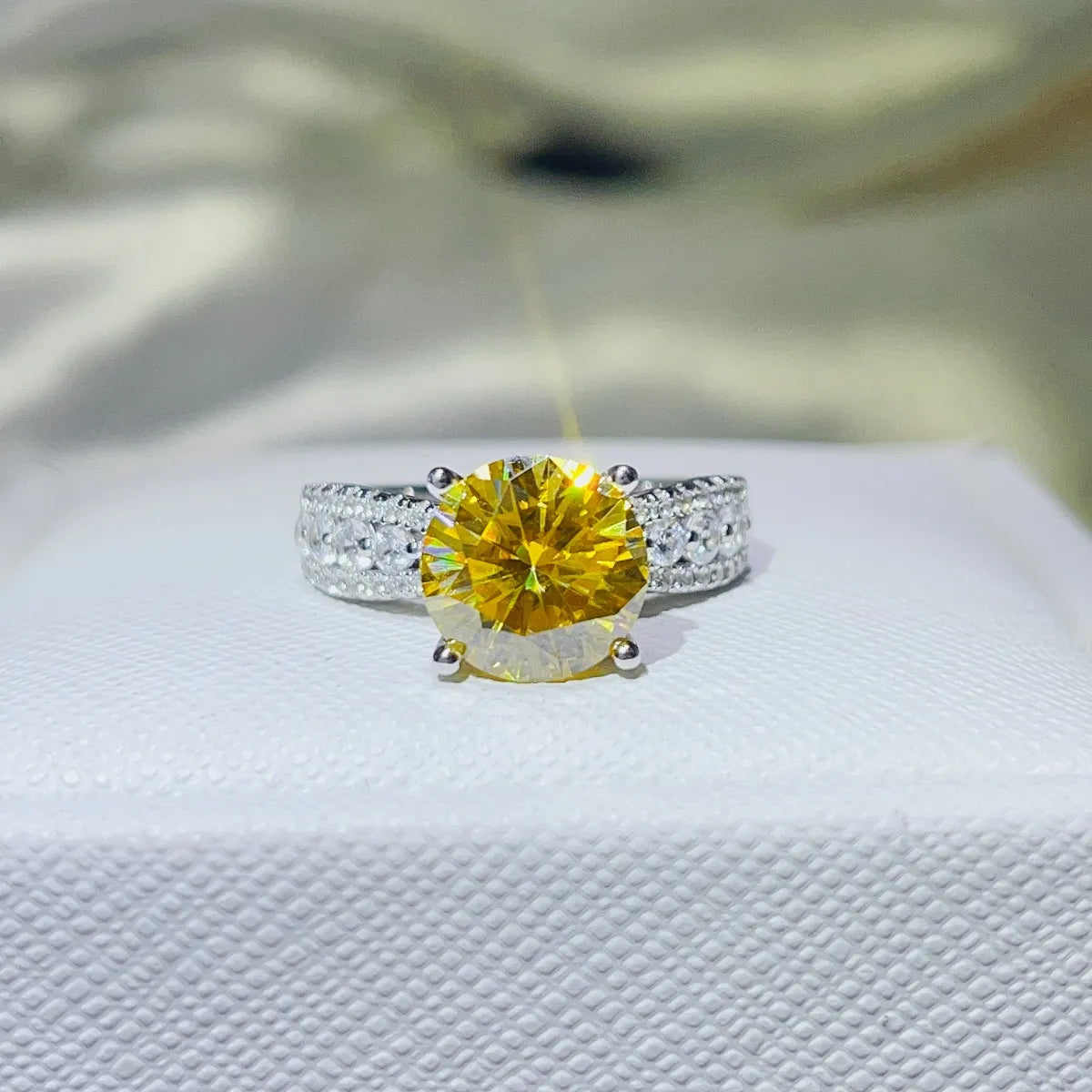 3 Carat Moissanite 925 Sterling Silver Ring - felvior