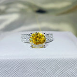 3 Carat Moissanite 925 Sterling Silver Ring - felvior