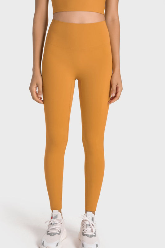 Millennia High-Rise Wide Waistband Yoga Leggings - felvior