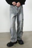 Men's Mid Rise Baggy Jeans - felvior