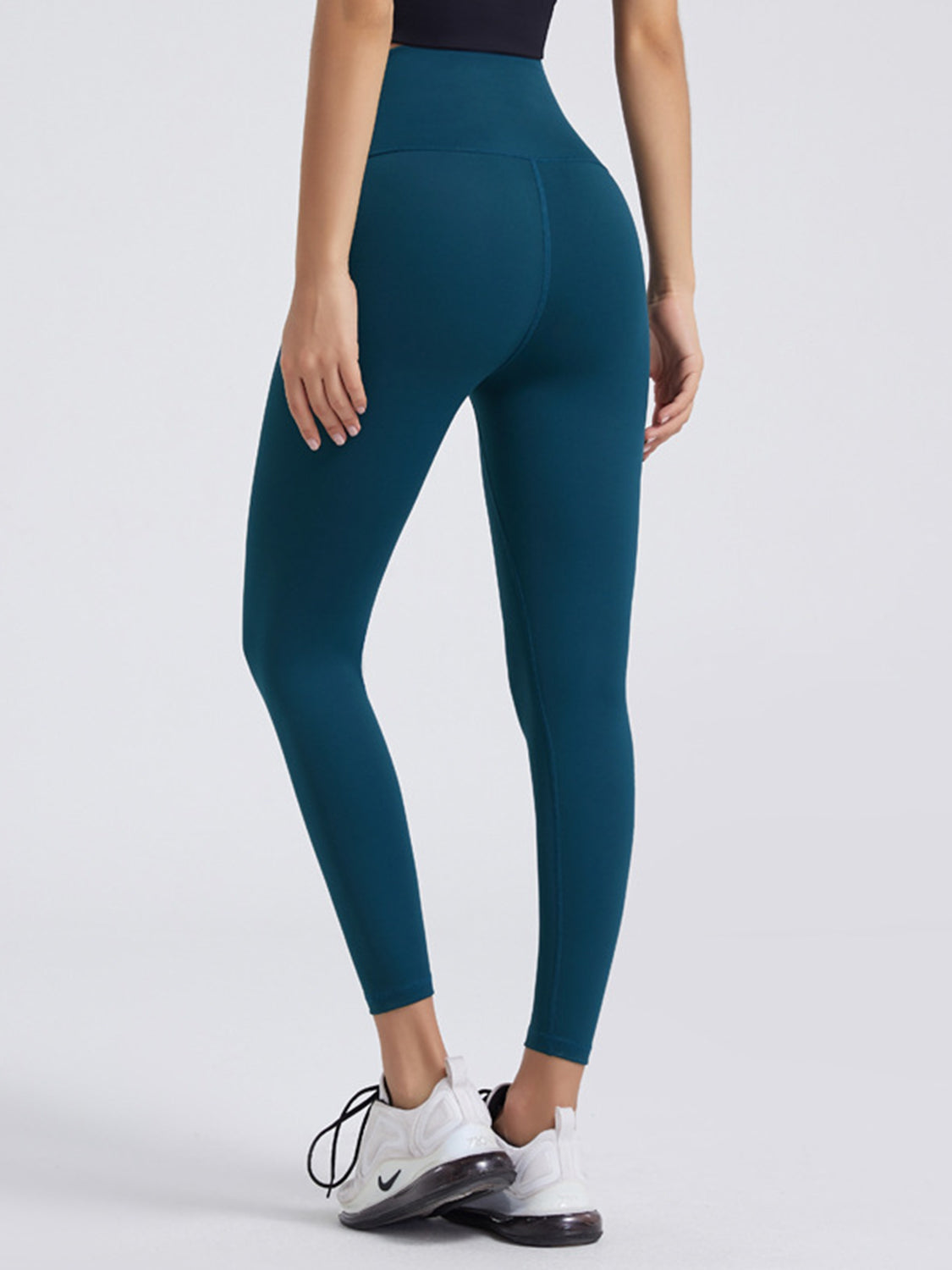 Wide Waistband Sports Leggings - felvior