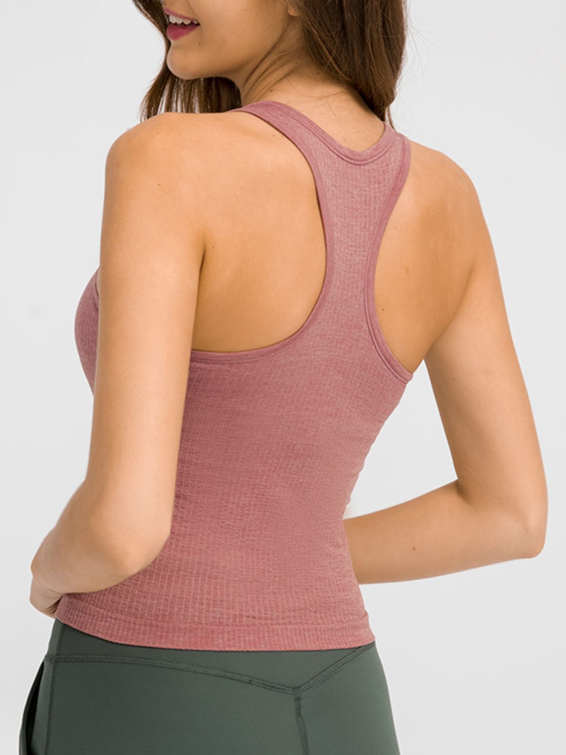 Millennia Round Neck Racerback Active Tank - felvior