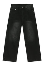 Men's Mid Rise Wide Leg Jeans