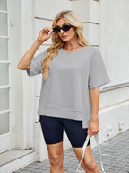 Round Neck Short Sleeve T-Shirt