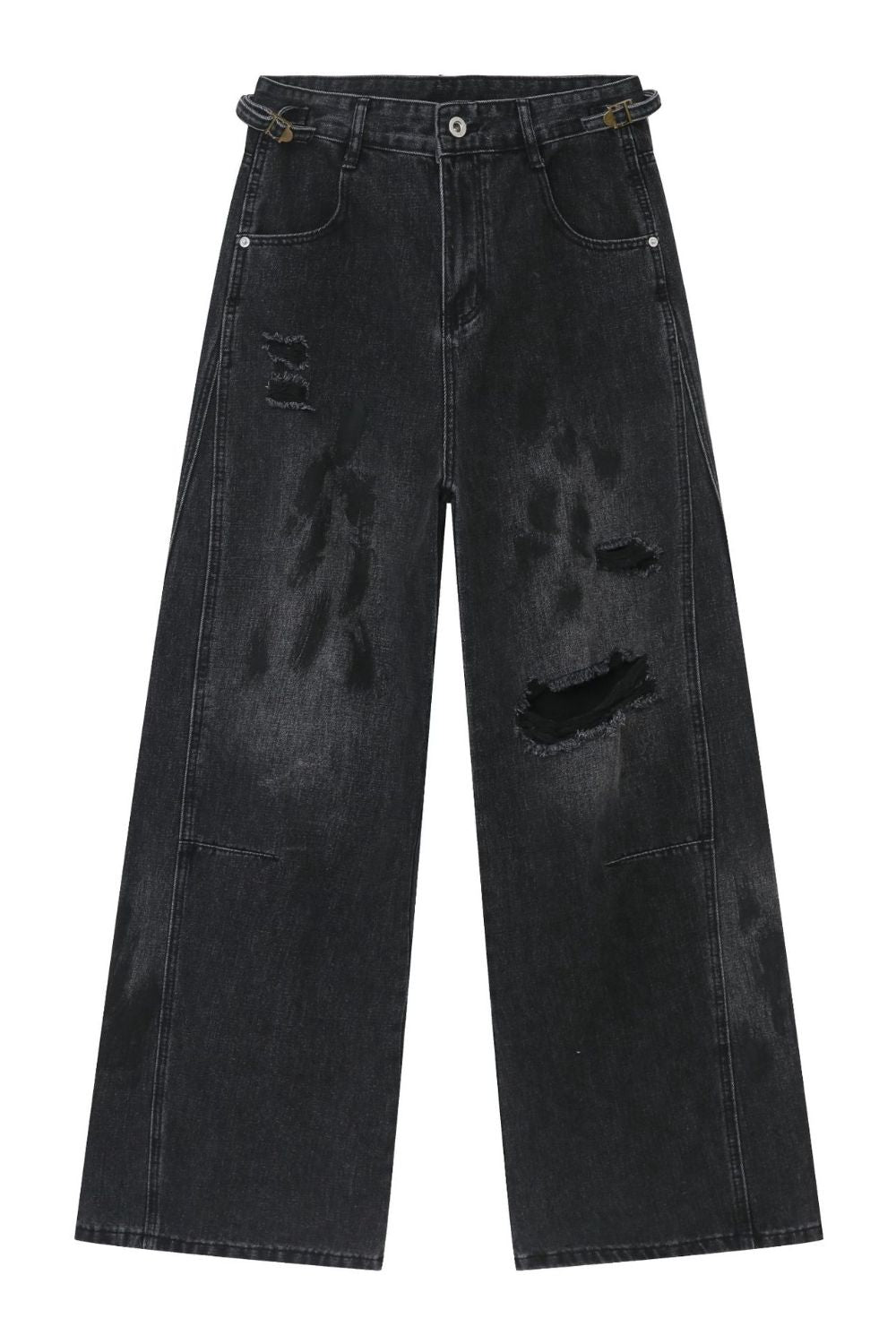 Men's Distressed Baggy Jeans