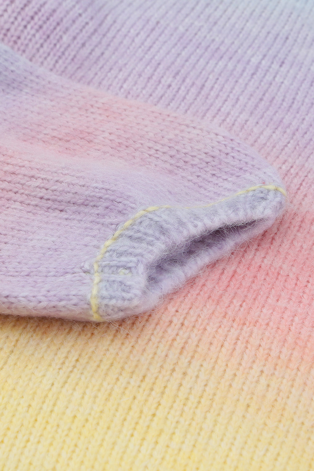 Gradient Open Front Drop Shoulder Cardigan - felvior