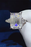 10 Carat Moissanite 925 Sterling Silver Ring - felvior