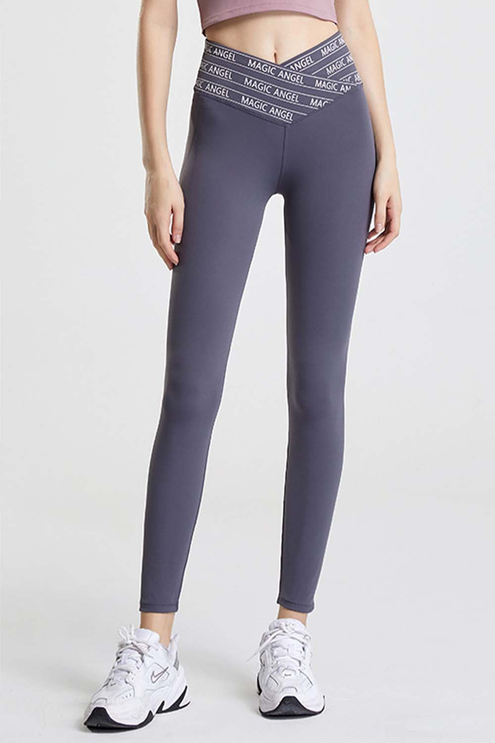 Wide Waistband Sports Pants - felvior
