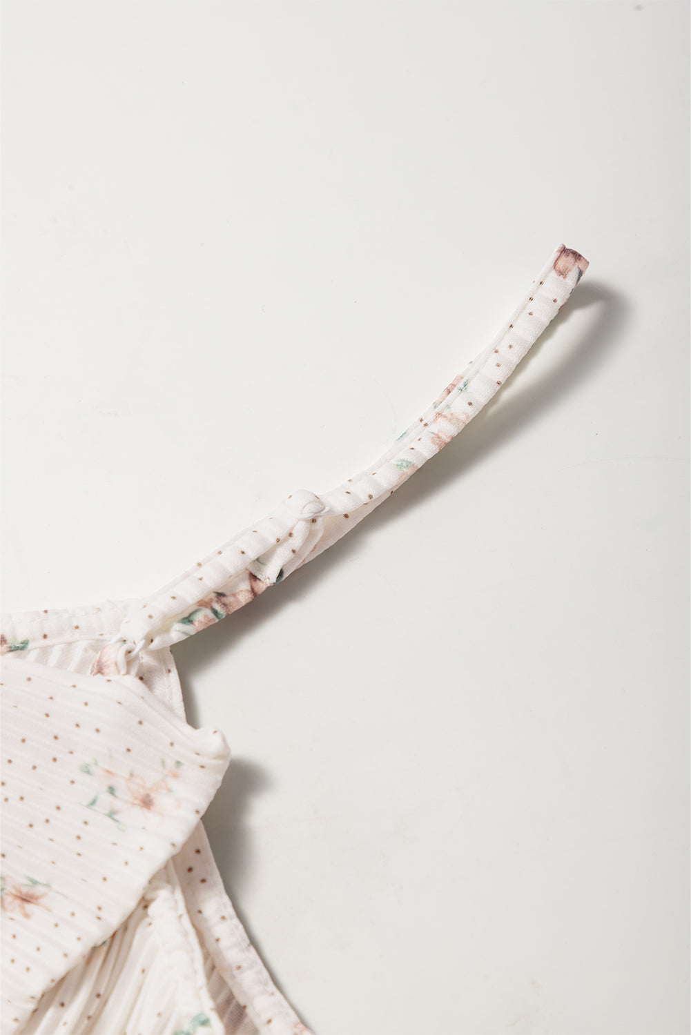 Floral Bow Back Scoop Neck Cami