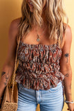Printed Square Neck Cami - felvior