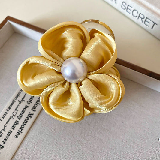 Flower Acrylic Hair Claw Clip - felvior
