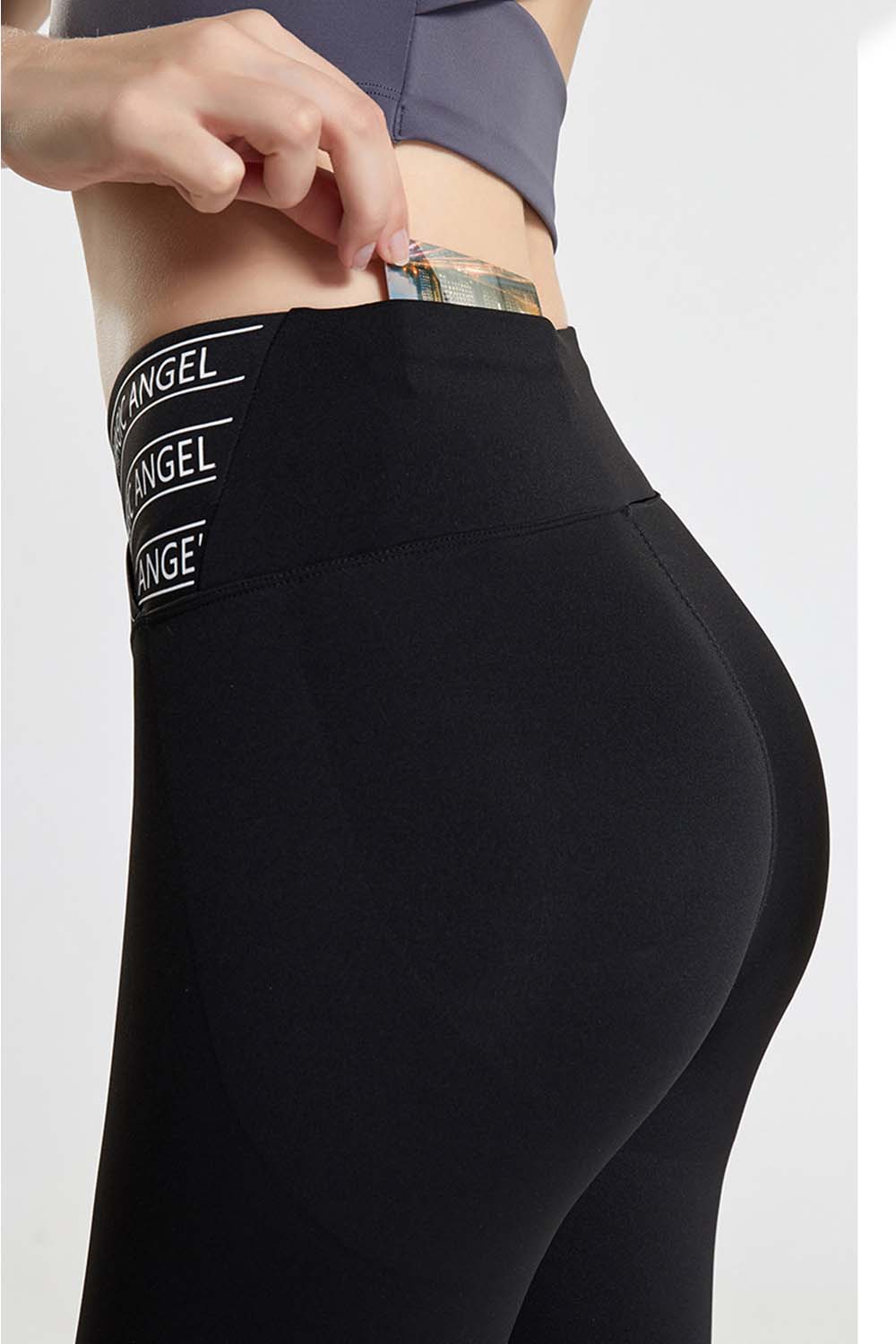 Wide Waistband Sports Pants - felvior