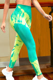 Tie-Dye High Waist Sports Leggings - felvior