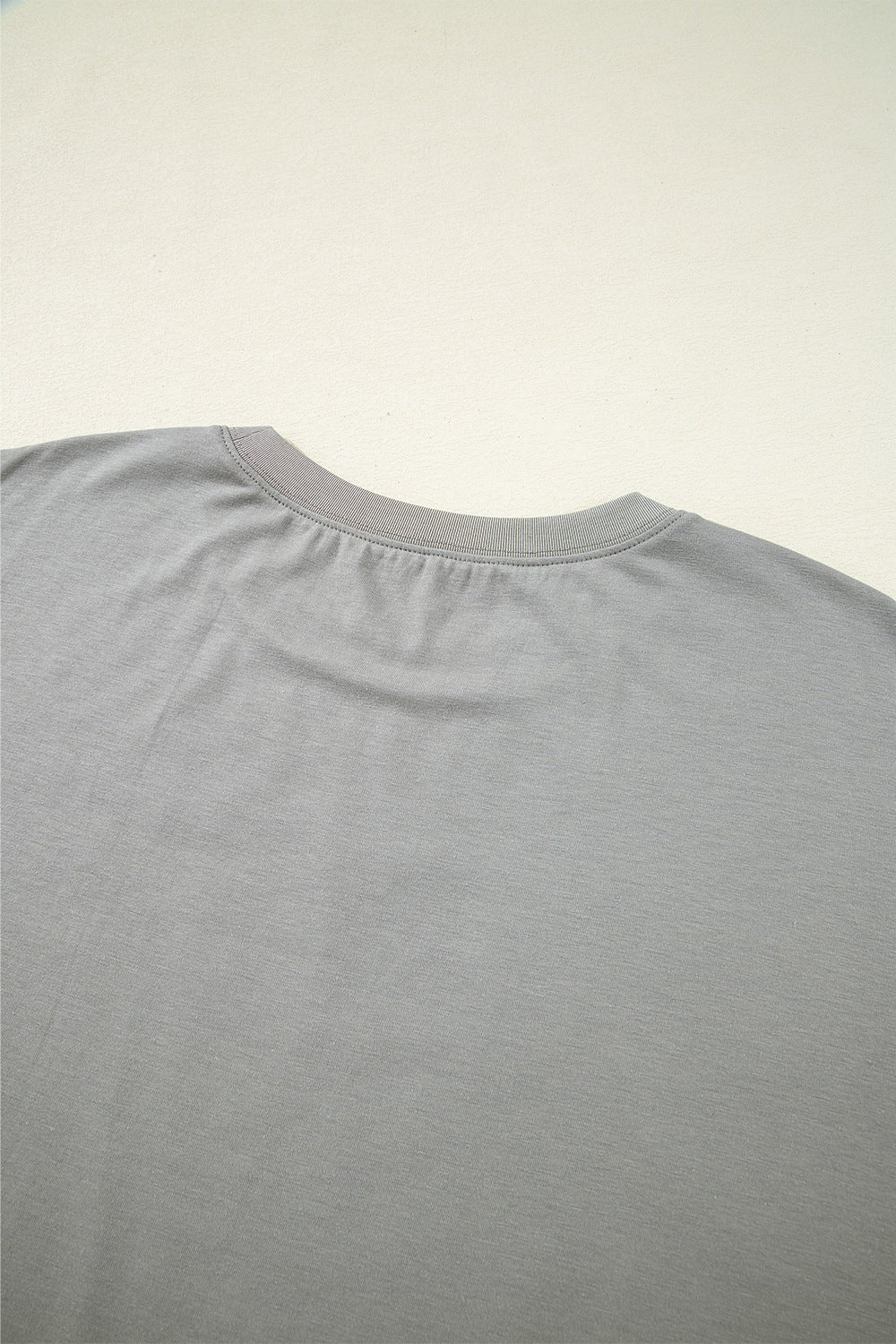 Letter Graphic Round Neck Short Sleeve T-Shirt