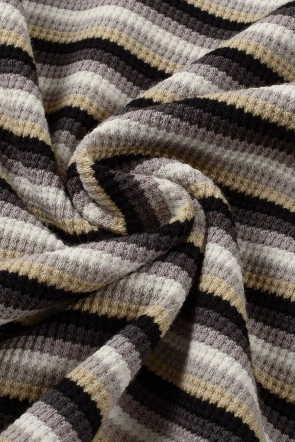 Striped Round Neck Short Sleeve Top and Pants Set