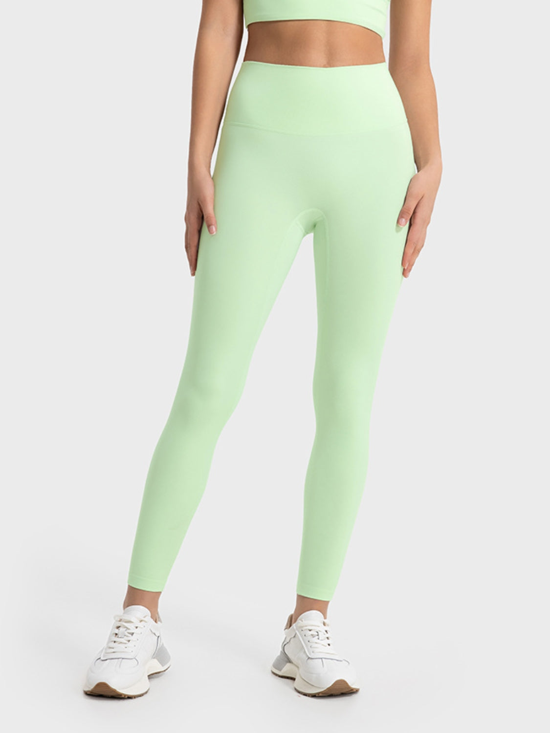 Millennia Wide Waistband Sports Leggings - felvior