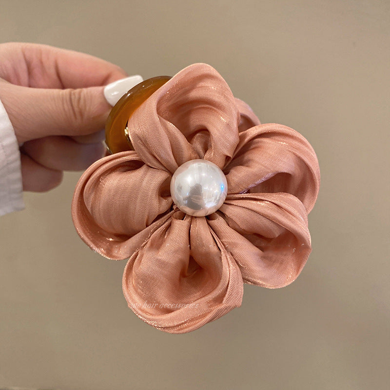 Flower Acrylic Hair Claw Clip - felvior