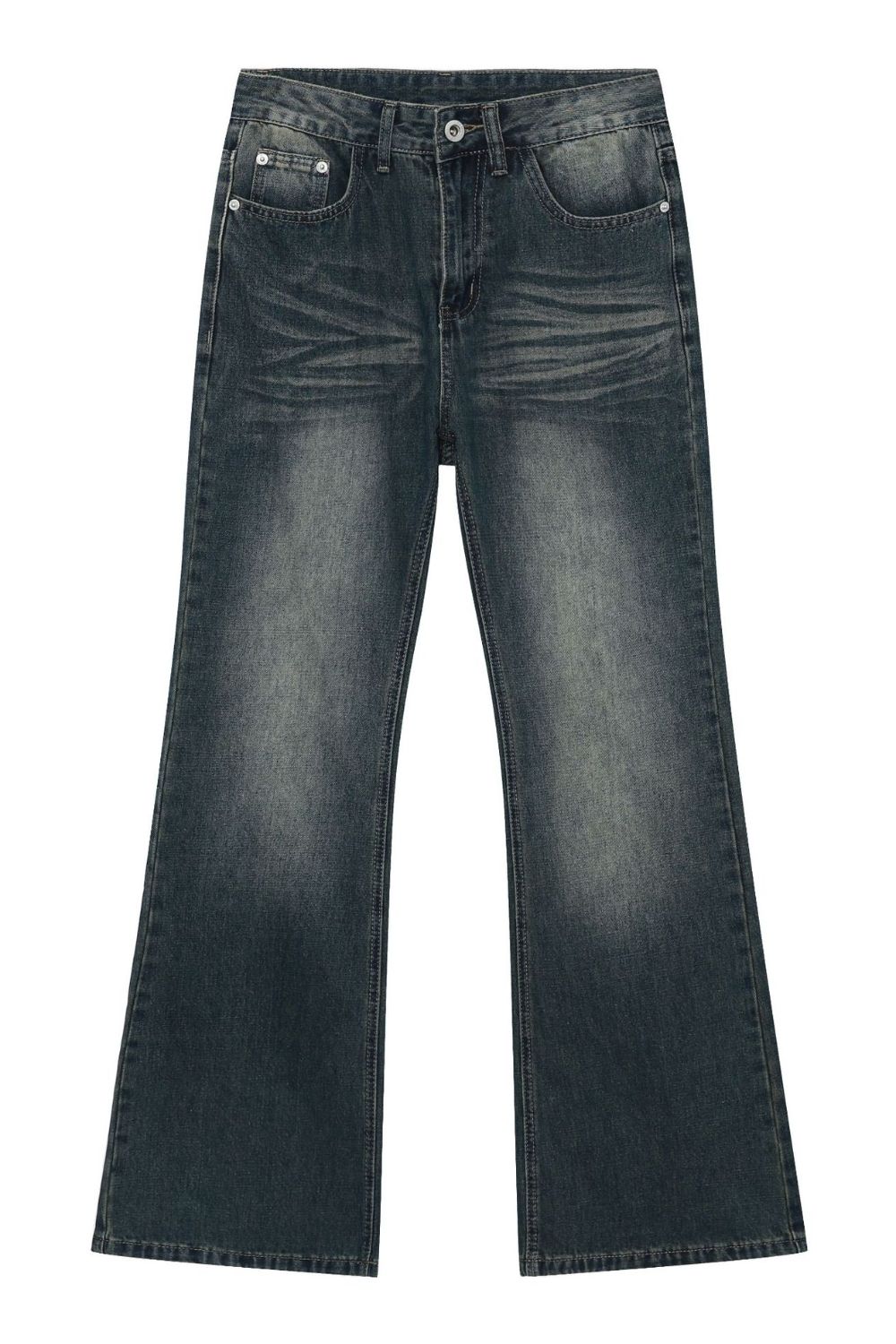 Men's Pocketed Bootcut Jeans