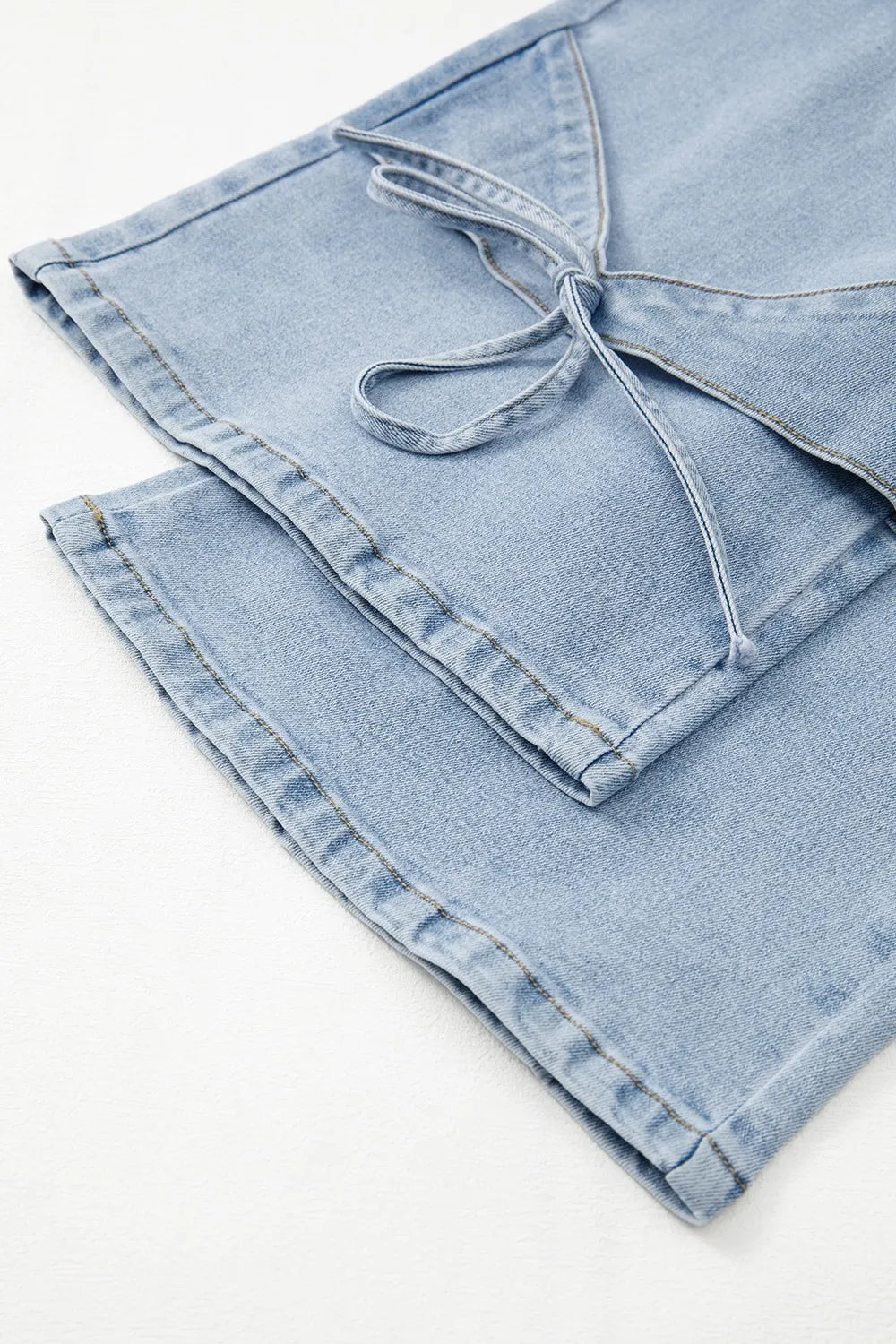 Bowknot Decor Cargo Jeans - felvior