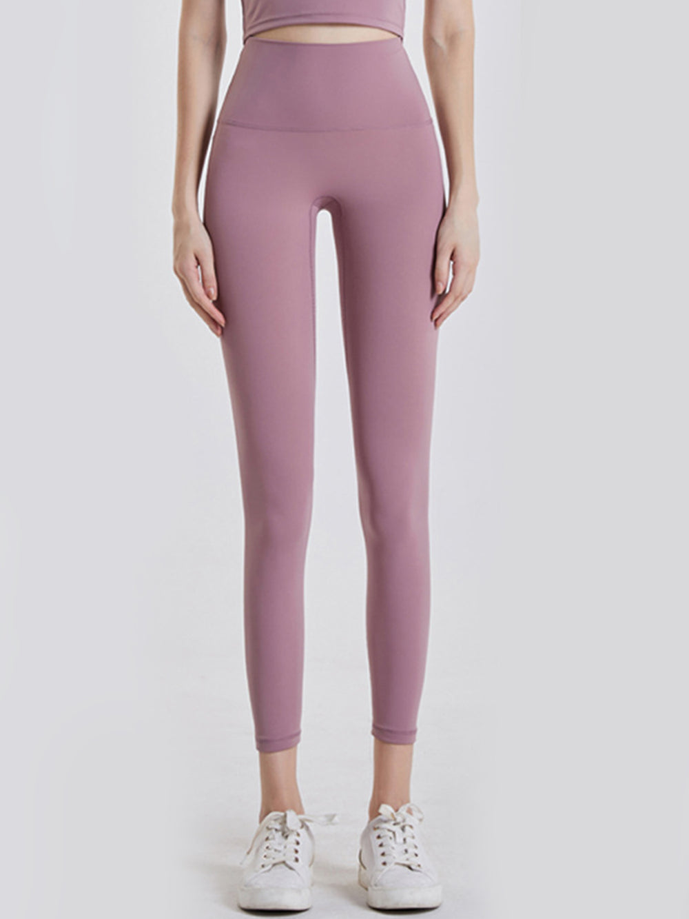 Wide Waistband Sports Leggings - felvior