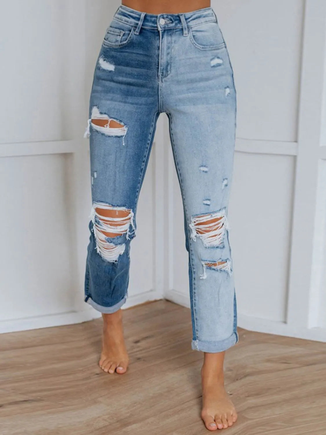 Distressed Jeans with Pockets Hauptbild