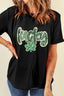 Lucky Clover Graphic T-Shirt
