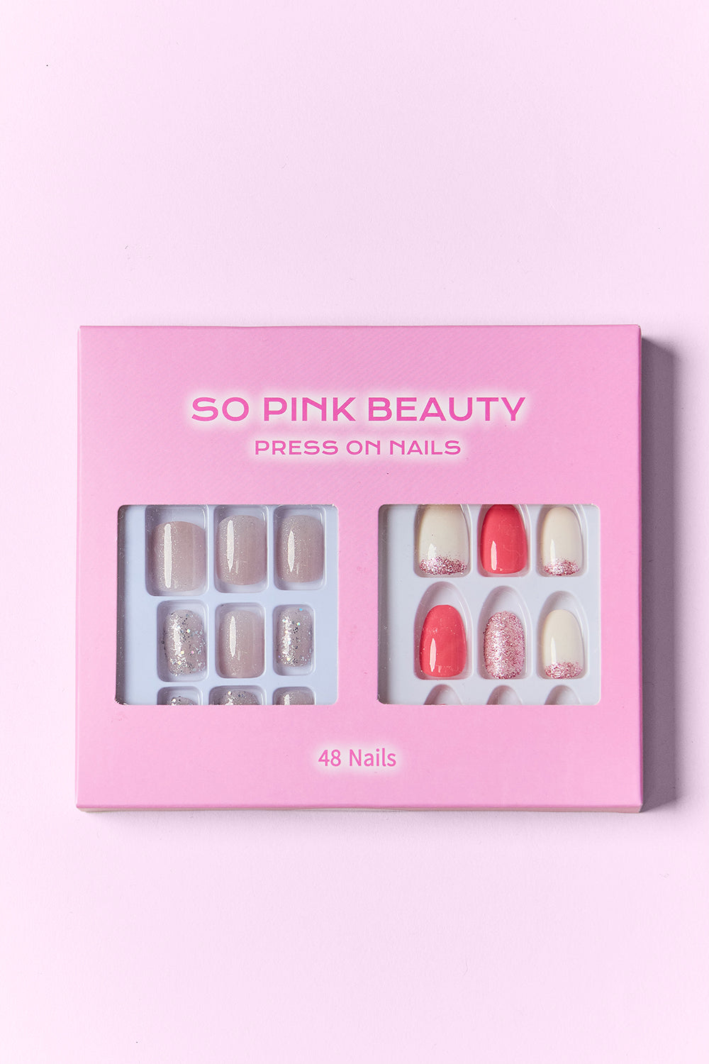 SO PINK BEAUTY Press On Nails 2 Packs - felvior