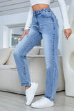 Straight Jeans with Pockets - felvior