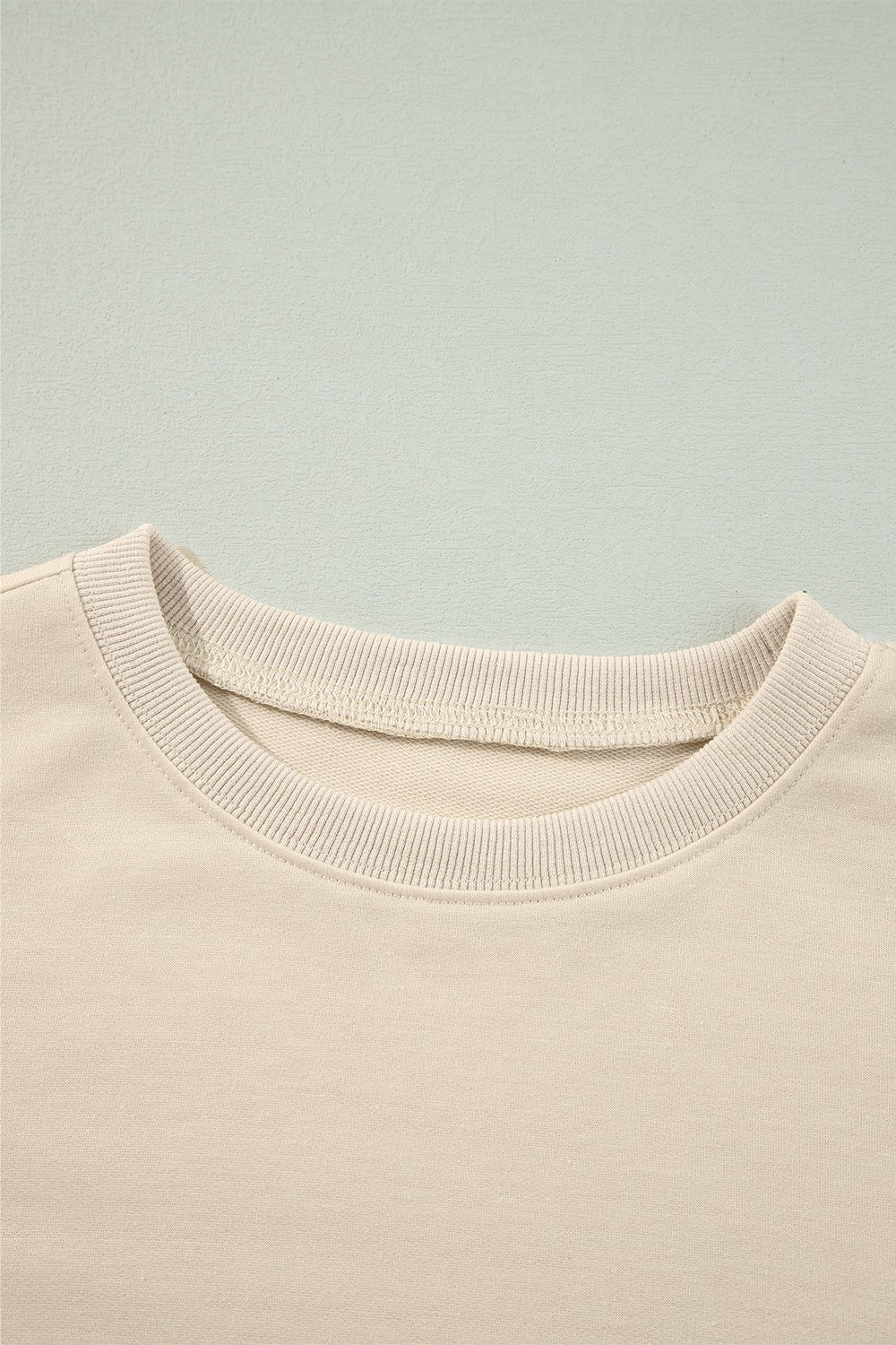 Ruffled Round Neck Long Sleeve Blouse