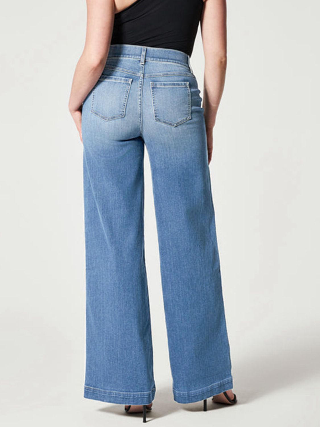 Wide Leg Long Jeans - felvior