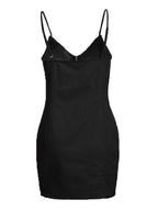 Full Size Zip-Front Bodycon Mini Dress Plus Size