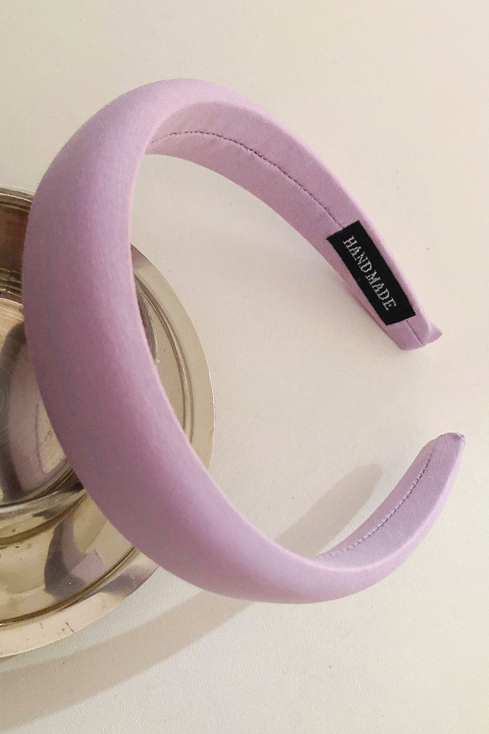 Solid Polyester Wide Headband - felvior