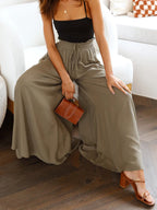 Wide Leg Pants with Pockets