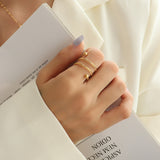 Titanium Steel Wrap Ring - felvior