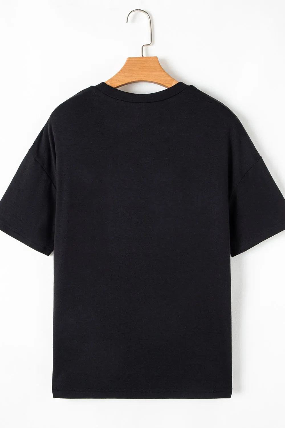 Sequin Stripes Crew Neck T Shirt