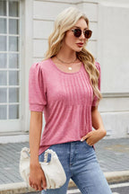 Round Neck Short Sleeve T-Shirt