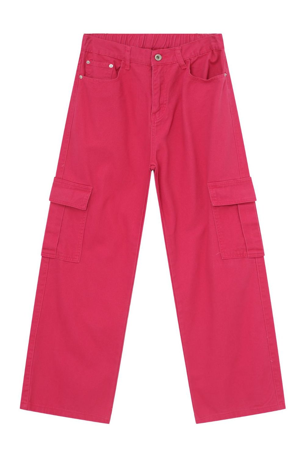 Men's Loose Jeans with Cargo Pockets - felvior