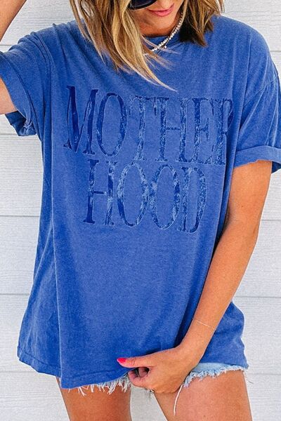 MOTHERHOOD Letter Graphic T-Shirt - felvior