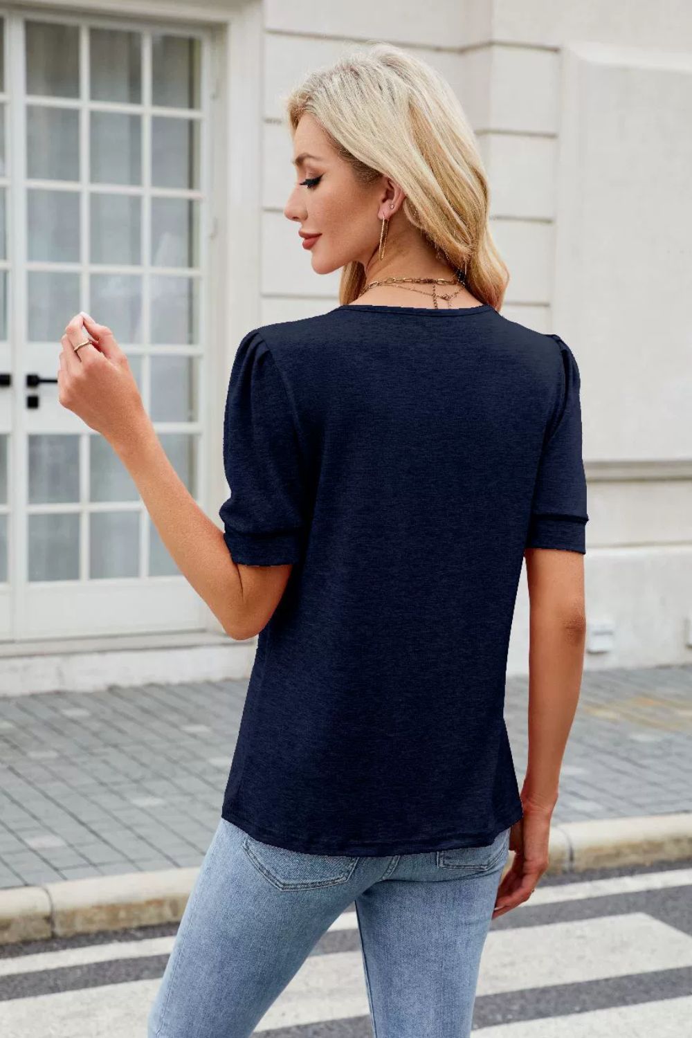 Round Neck Short Sleeve T-Shirt