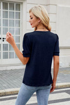 Round Neck Short Sleeve T-Shirt